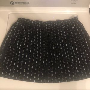 J Crew anchor mini skirt XL